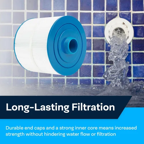 Vista 3 de SpiroPure Reemplazo para Filbur FC-3052 Unicel 8CH-502 Vita Spas PVT50WH Cartucho de repuesto para filtro de piscina de hidromasaje
