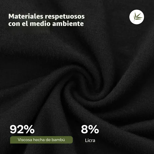 Vista 5 de BAMBOO COOL Calzoncillos tipo bóxer para hombre, ultra transpirables