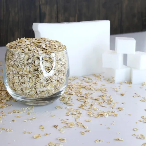 Vista 7 de Primal Elements Base de jabón de avena, base de glicerina hidratante para derretir y verter para manualidades, fácil de cortar, 10 libras