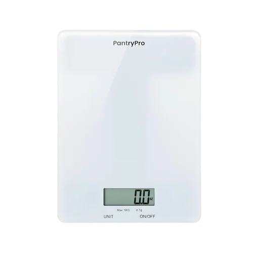 Vista 9 de The Display Guys - Báscula digital de cocina con plataforma de bambú, para laboratorio de café y alimentos, pantalla LCD, gramos, capacidad de 11