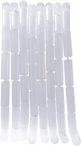 Vista 22 de Cuentas de tubo rectangular de jade africano natural, 0.157 x 0.512 in, 15.0 in/str sueltas semi piedras preciosas para hacer pulseras, collares