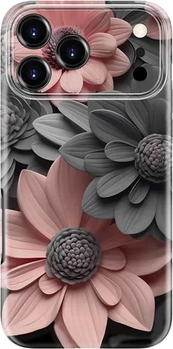 Vista 73 de LUMARKE Funda para iPhone 14/iPhone 13, lindo Y2K floral, carga inalámbrica Mosaico Tortuga Shell