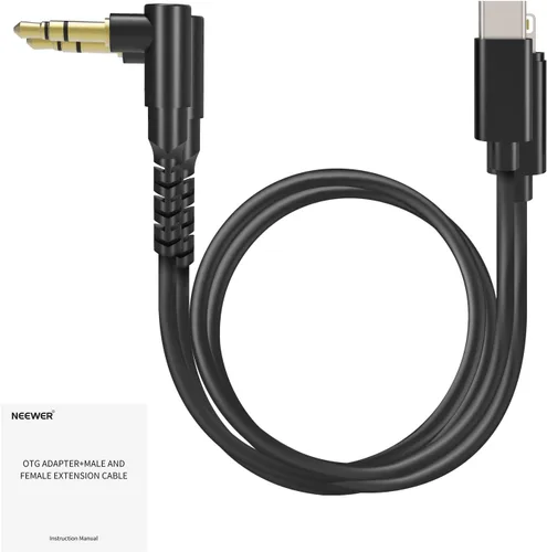 Vista 10 de NEEWER Juego de 2 adaptadores USB C a iOS OTG, USB tipo C (hembra) a iOS (macho) compatible con iPhone 14, 13, 12, 11 X, iPad tipo C, micrófono