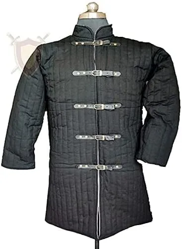 Vista 6 de Gambeson Coat Thick Padded Full Sleeves Gambeson Coat Aketon Jacket Armor, Cotton Fabric Gambeson Jacket by ITS Medieval