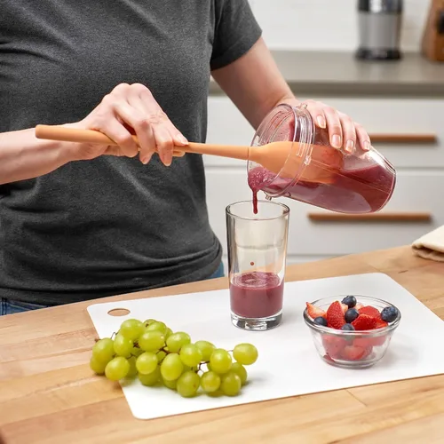 Vista 3 de Flex-Core Espátula de Licuadora Completamente de Silicona - Espátulas Resistentes al Calor para Uso en Cocina, Apta para Lavavajillas y Sin BPA