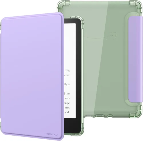 Vista 23 de MoKo Funda para Kindle Paperwhite de 6.8" 11ª generación 2021 y Kindle Paperwhite Signature Edition, ultra transparente, suave, flexible