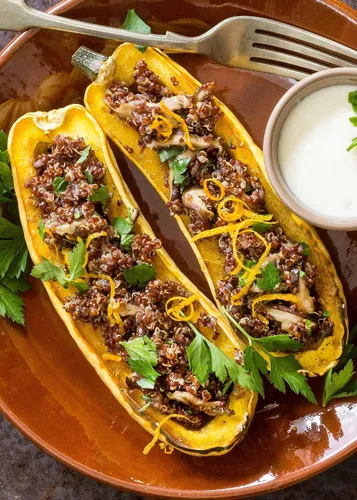 Vista 4 de TomorrowSeeds - Semillas de calabaza Delicata - Más de 30 unidades - para plantar en 2026 en Estados Unidos, verduras, maní, bohemio, invierno