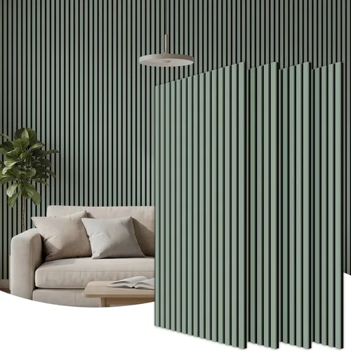 Vista 32 de TONOR Paneles de pared de madera para decoración de paredes interiores, paquete de 2 unidades de 47.2 x 23.6 pulgadas