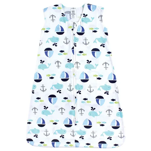 Vista 30 de Luvable Friends - Saco de dormir para bebé sin mangas, diseño unisex, Saco de dormir de algodón sin mangas, saco de dormir, manta, 0-6 meses