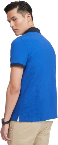 Vista 2 de Tommy Hilfiger Men's Short Sleeve Cotton Pique Flag Polo in Regular Fit