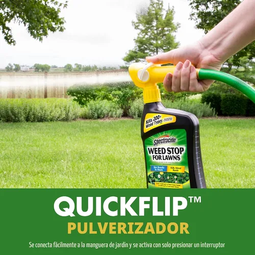 Vista 4 de Spectracide Weed Stop para Césped, Concentrado, Listo para Rociar, Frasco de 32 Onzas, 1 Paquete
