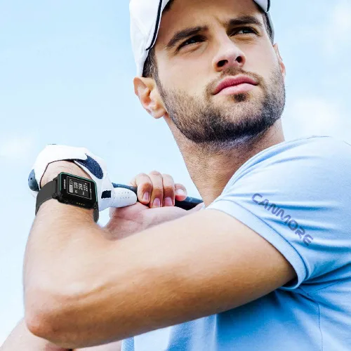 Vista 7 de CANMORE TW353 Reloj GPS de golf para hombres y mujeres, pantalla LCD de alto contraste, actualización gratuita de más de 41,000 campos precargados