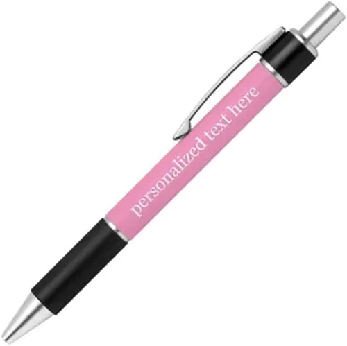 Vista 7 de Bolígrafo personalizado – Nombre o mensaje personalizado – Colores o impresiones – Regalo de papelería, suministros para la escuela de negocios