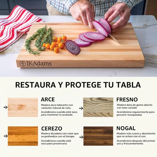 Vista 6 de J.K. Adams Tabla de servir en forma de cerdo, queso y embutidos, arce, 10