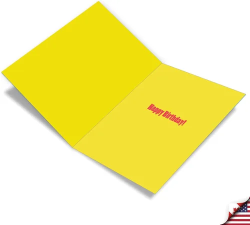 Vista 2 de P3939 Jumbo tarjetas divertidas "Big 40 Birthday" con sobre (versión extra grande de 8.5'' x 11'').