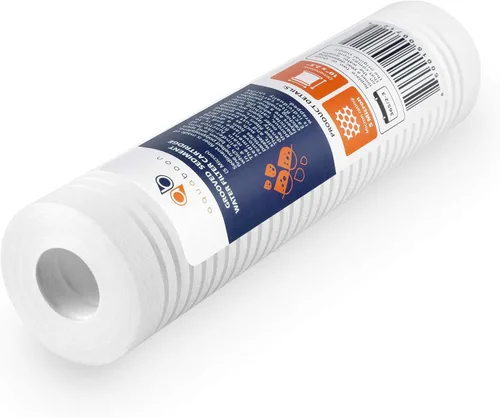 Vista 6 de Aquaboon Filtro de agua de sedimentos ranurados de 5 micrones de 10 x 2.5 pulgadas para cartucho de filtro de toda la casa compatible con AP110