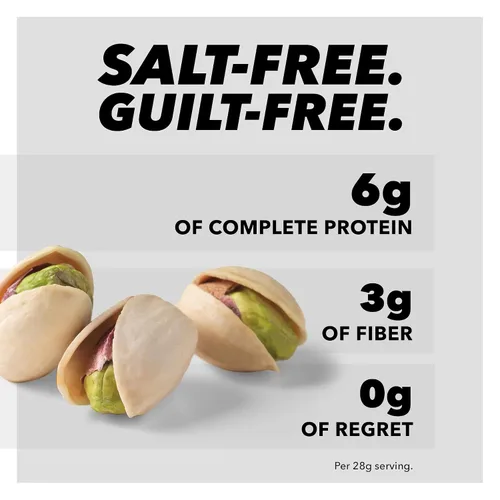 Vista 3 de Wonderful Pistachios In-Shell - Nueces sin sal, bolsa resellable de 16 onzas, aperitivos de proteínas, sin gluten, aperitivos saludables para adultos