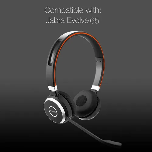 Vista 7 de Almohadillas de espuma para auriculares, cómodas y ajustadas, diseñadas para ser compatibles con Jabra Evolve Series 20/30/40/65, auriculares
