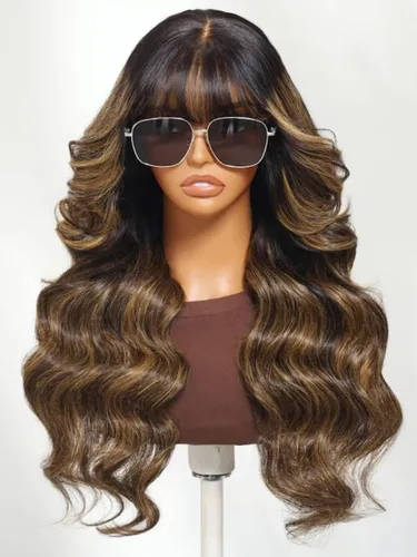 Vista 109 de Beauty Forever Bye Bye Knots - Peluca de cabello humano ondulado sin pegamento, predepilada, 7x5, encaje frontal, cabello humano suelto Peluca