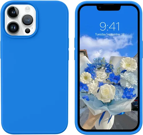 Vista 92 de GUAGUA Funda compatible con iPhone 17 Pro Max de 6.9 pulgadas, silicona líquida, goma de gel suave, delgada, forro de microfibra delgada