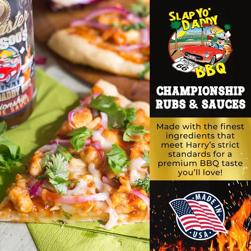 Vista 7 de Slap Yo Daddy Salsa BBQ Carolina Tangy - Salsa BBQ Carolina de Pitmaster Harry Soo - Sabor a base de vinagre picante y dulce para asar y sumergir