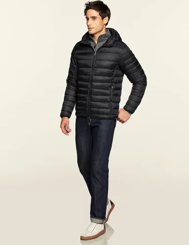 Vista 6 de TSLA - Chaqueta acolchada, ligera y plegable para hombre, ideal para invierno, impermeable