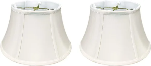 Vista 12 de Royal Designs, Inc. BS-711-12AGL - Pantalla para lámpara de pared, diseño de campana de tambor poco profundo, 8 x 12,5 x 7,6 pulgadas