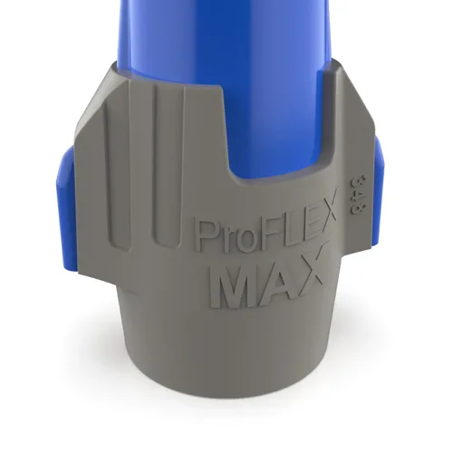 Vista 4 de IDEAL Electrical Twister ProFLEX MAX (30-348) Conector de Cable Azul/Gris, Caja de 25 — Tuercas de Cable de Rosca Suave para Cableado