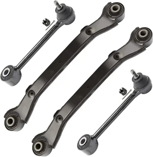 Vista 22 de Detroit Axle - 4 piezas de brazos de control traseros para Ford C-Max, Focus, Mazda 3 5, Volvo C30, C70, S40, V50, 4 brazos de control superiores e