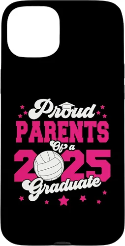 Vista 9 de iPhone 16 Parents of a 2025 Graduate Prom Graduation 25 VolleyBall Case