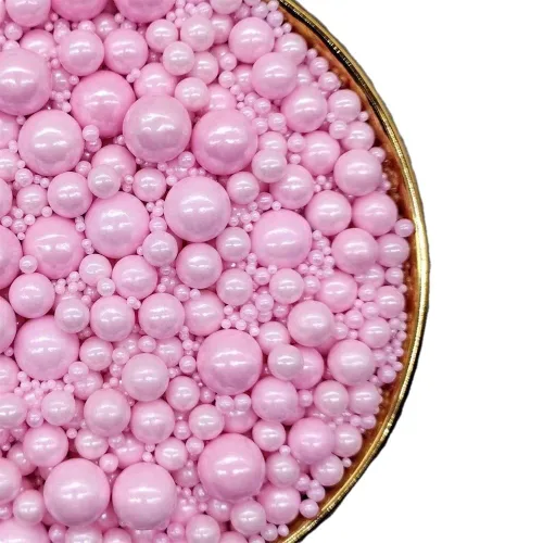 Vista 11 de Gránulos de perlas verdes, chispas para pasteles, chispas de galletas, perlas de azúcar, perlas de caramelo comestibles, 4.59 oz, 4.6 onzas