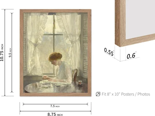 Vista 3 de Poster Master Póster vintage de la costurera, impresión retro de modista, bellas artes, arte impresionista, regalo para hombres y mujeres, gran