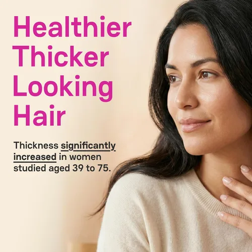 Vista 5 de Zena Nutrition Colágeno líquido para mujeres, con biotina, suplemento para el cabello, la piel y las uñas [30 porciones] 2500 mg de péptidos