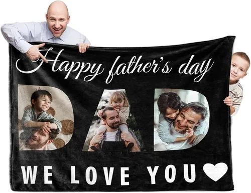 Vista 15 de Novgarden Manta personalizada con foto/texto, manta de franela personalizada con imagen, regalos divertidos para mamá de hijas, regalos de amistad