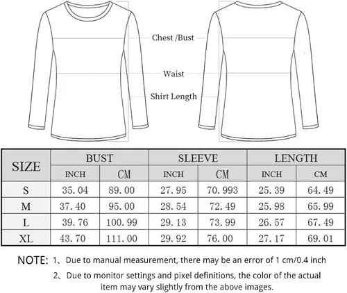 Vista 4 de PiePieBuy Camiseta de manga larga con cuello redondo para mujer, estilo casual, fruncida