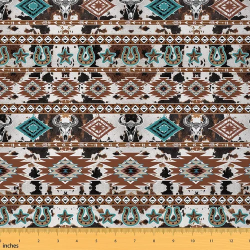 Vista 13 de Feelyou Tela de Flores Groovy por Yarda 1 Yarda Niños Retro Floral Boho Tela de Tapicería para Sillas para Niños Niñas Adolescentes Años 70 Hippie