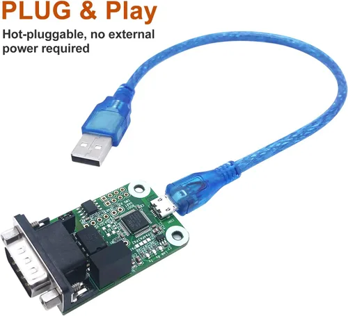 Vista 5 de Módulo convertidor USB CAN para Raspberry Pi 5/4/Pi3B+/Pi3/Pi Zero (W)/Jetson Nano/Tinker Board y cualquier placa única Soporte de computadora
