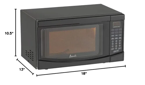 Vista 3 de Avanti MO7192TB Horno de microondas.cuadrados. Horno microondas electrónico. Color negro, Negro, 1
