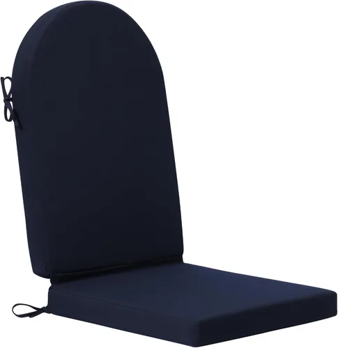 Vista 12 de WestinTrends Adirondack - Cojín para silla mecedora, resistente a la intemperie, con respaldo alto, color beige