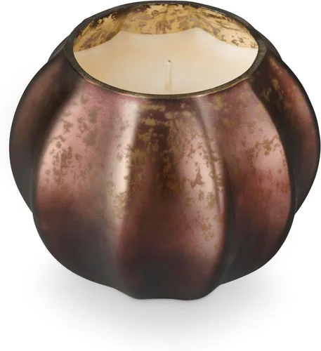 Vista 4 de Illume Vela de Calabaza Midnight Pumpkin Mercury, Negro y Naranja