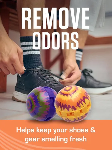 Vista 57 de Sof Sole Sneaker Balls - Bolas desodorizantes para zapatos, bolsas de gimnasio y casilleros, 1 par, Soccer