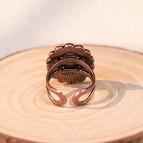 Vista 9 de Montana West Rustic Couture's Bohemian Turquoise - Anillo para mujer