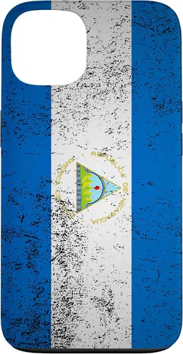 Vista 7 de Funda de regalo para iPhone 17 con diseño de bandera de Nicaragua de Grunge