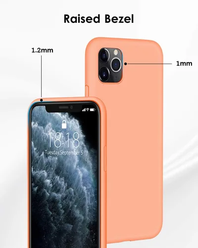 Vista 3 de DTTO Compatible con iPhone 11 Pro Max, [Serie Romance] Funda de silicona [Protección mejorada de cámara y pantalla] con cojín de rejilla de panal