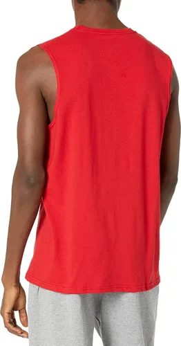 Vista 2 de Russell Athletic Men's Dri-Power Cotton Blend Tees & Tanks, Moisture Wicking, Odor Protection, UPF 30+, Sizes S-4X