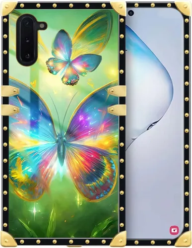 Vista 112 de Funda compatible con Samsung Galaxy S10 4G, TPU suave de lujo y parte trasera de policarbonato duro para niñas y mujeres, funda protectora a prueba