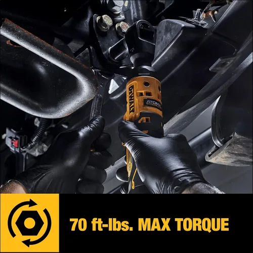Vista 5 de DEWALT ATOMIC 20V MAX Ratilla inalámbrica sin escobillas, 1/2 pulgada, solo herramienta desnuda (DCF512B)