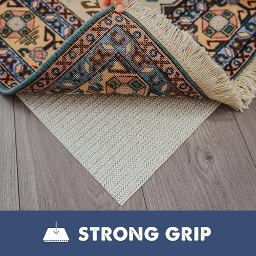 Vista 4 de Slip-Stop Rug Grip - Almohadilla antideslizante de perfil bajo para alfombras de área y alfombras de pasillo, almohadilla para suelos de madera