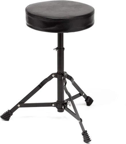 Vista 7 de Ashthorpe Batería completa para adultos de tamaño completo de 5 piezas con parches Remo - Negro