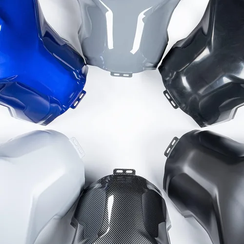 Vista 6 de Cubierta de tanque de combustible para motocicleta compatible con Yamaha MT-09 FZ-09 MT09 FZ09 2013 2014 2015 2016 2017 2018 2019 2020 protector